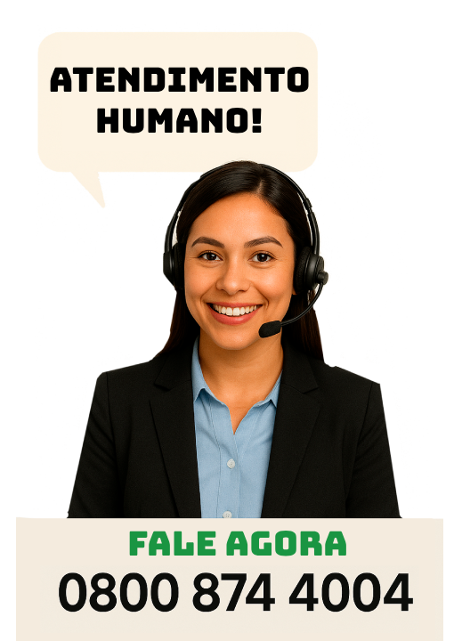 Fale com humanos!